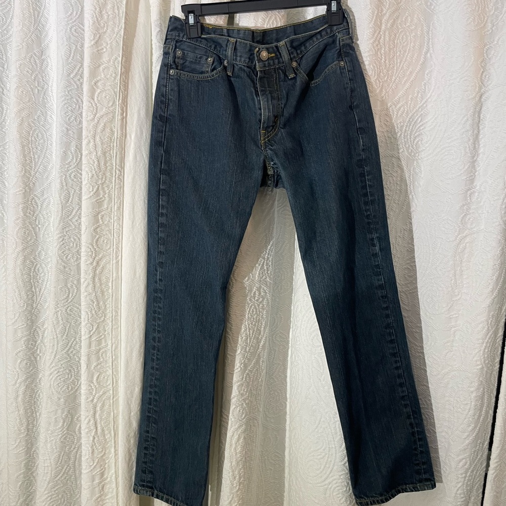Mens Levi’s 514 Blue Jeans
